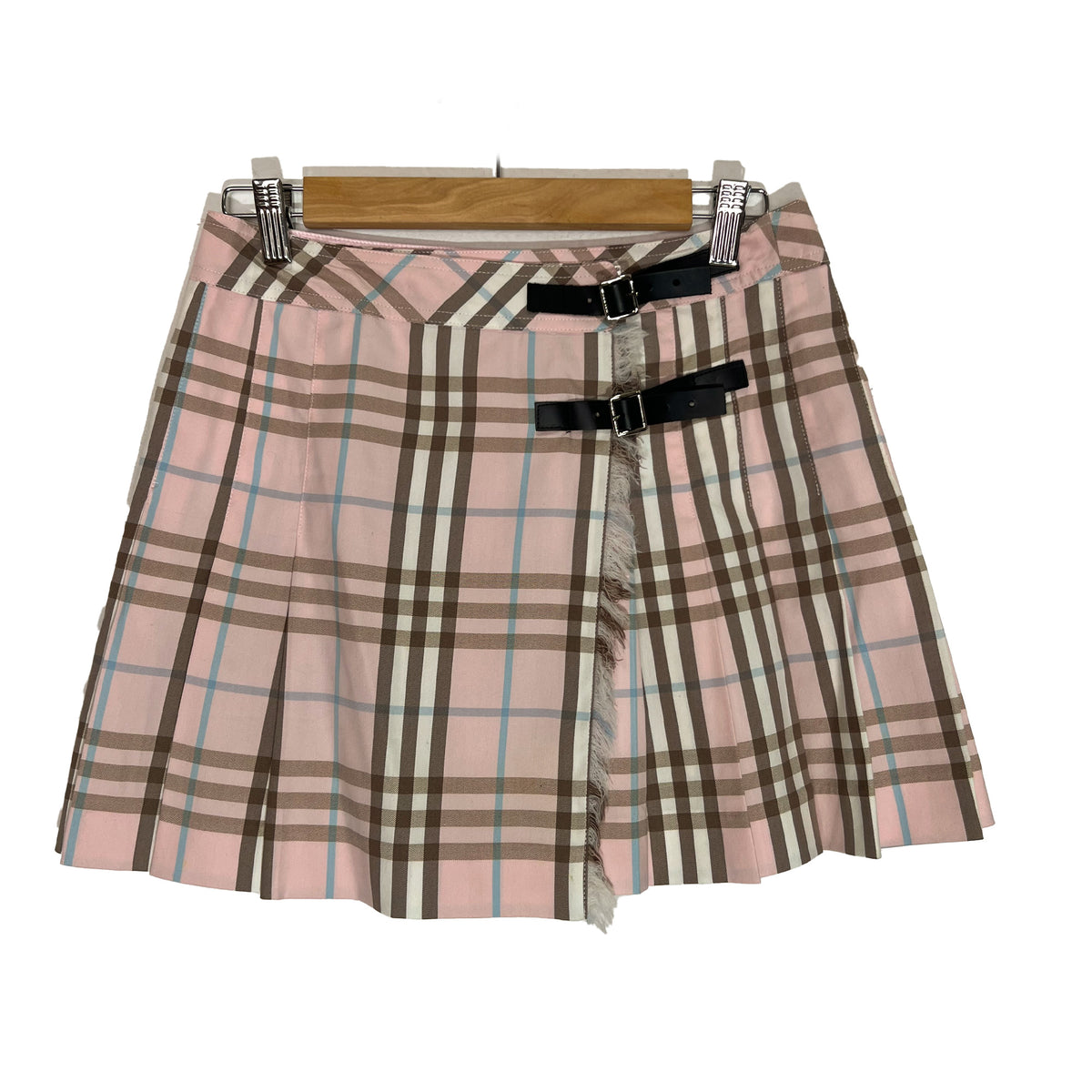 スカート Unused Burberry pink checked skirt Burberry vintage pink plaid mini skirt, size M | Shop now