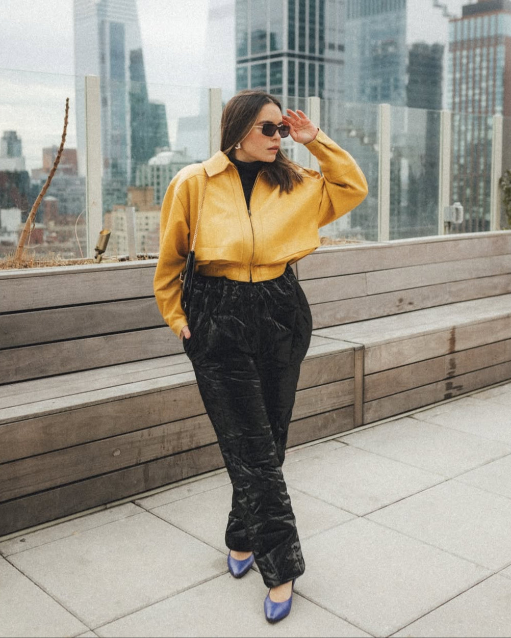 Loewe Vintage yellow leather jacket 80s. | Shop now WhatPeopleSay